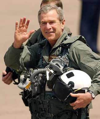 George Bush in Flight Suit