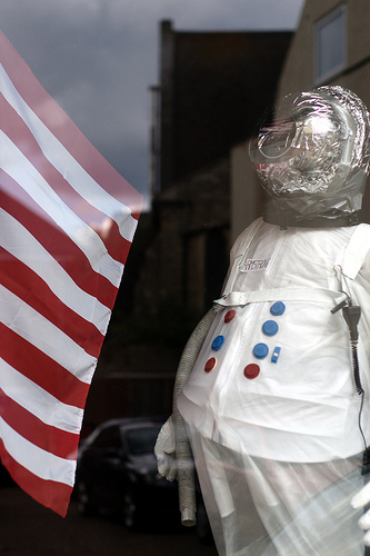 Fat astronaut suit