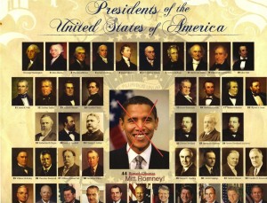 Presidents of the United States With Obama Crossed Out