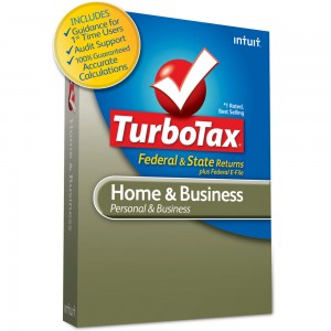 TurboTax Home & Business Software Box